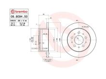 Disques de frein Fiat Ducato depuis 1994 arrière Q11/15/17L (1)