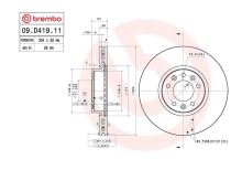 Disques de frein Citroën Jumpy, Peugeot Expert depuis 2016 avant, 304mm (2)