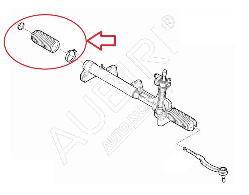 Kit de direction de soufflet Fiat Ducato, Jumper, Boxer depuis 2021 - gauche/droite