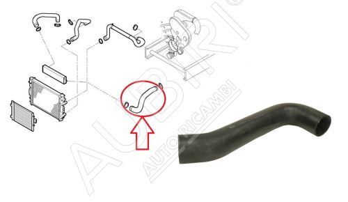 Durite de turbo Iveco Daily 2011-2016 3.0 entre l'intercooler et le collecteur d'admission