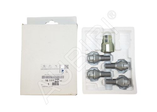 Vis de roue de sécurité Citroën/Peugeot pour jantes alu, set