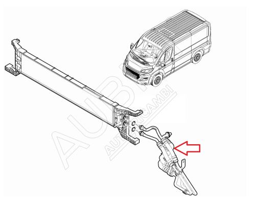 Durite de radiateur d'huile Fiat Ducato depuis 2021 boîte automatique 2.2D