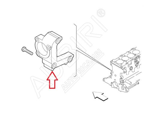 Support d'arbre de transmission Fiat Ducato depuis 2021 2.2D - M35