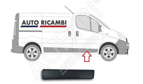 Baguette de protection Renault Trafic depuis 2001 droit, porte avant