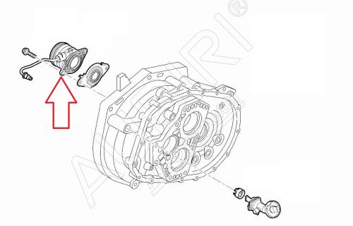 Butée d'embrayage Butée d'embrayage Fiat Ducato depuis 2021 2.2D