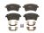 Plaquettes de frein Renault Kangoo 2008-2021 Ravant, long, roues 15"/16", avec accessoires