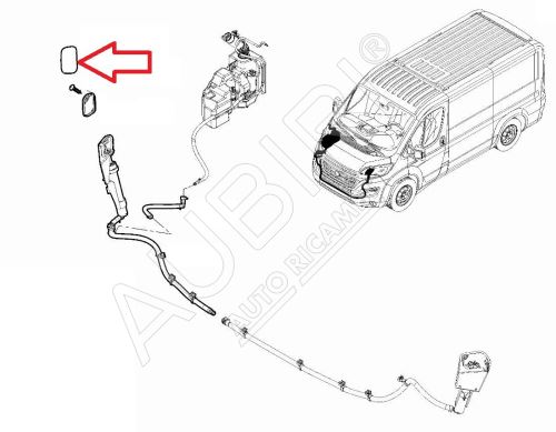 Cache pare-chocs Fiat Ducato, Jumper, Boxer 2018-2021 droit, lave-phares