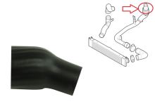 Durite de turbo Fiat Ducato 2006-2011 2.2 entre le turbo et l'intercooler (2)