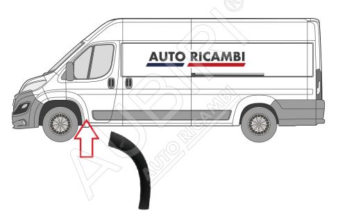 Baguette de protection Fiat Ducato depuis 2014 gauche, porte avant