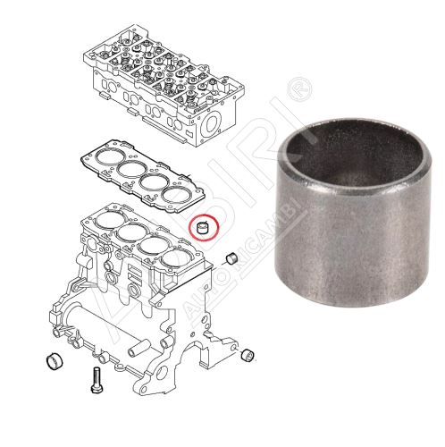 Pion de centrage pour culasse Fiat Ducato depuis 2011 2.0 14mm