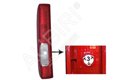 Feu arrière Renault Trafic 2006-2014 gauche sans porte-ampoules, 3 rainures