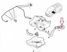 Bouchon de réservoir ADBlue Renault Trafic depuis 2014, Talento 2016-2021, Vivaro 2014-2019 (1)
