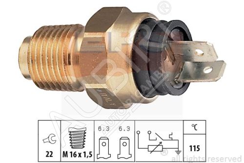 Sonde de température, liquide de refroidissement Fiat Ducato 230