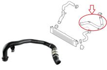 Durite de turbo Fiat Ducato 2006-2016 3.0 entre le turbo et l'intercooler, complet (2)