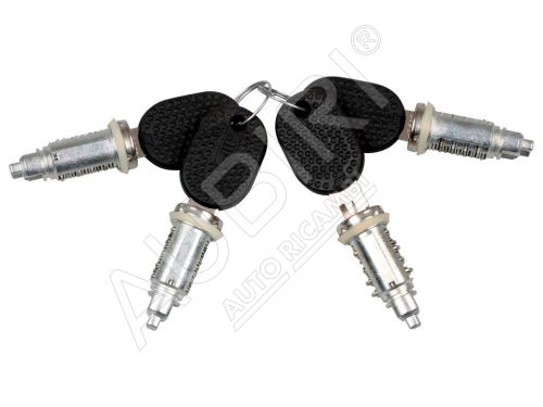 Jeu de cylindres de serrures Fiat Ducato 2002-2006 4x clés