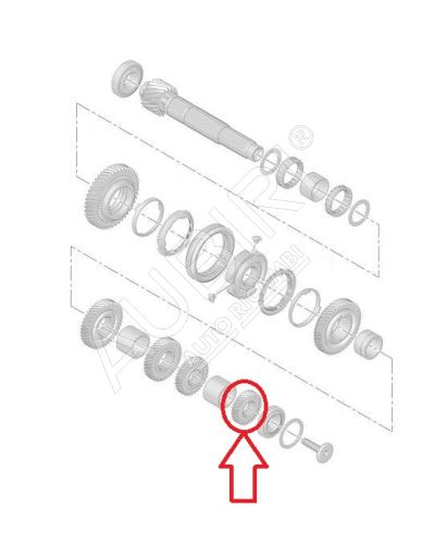 Roue dentée 6. vitesse Citroën Berlingo, Partner depuis 2008 - 31 dents