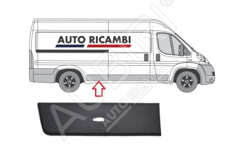 Baguette de protection Fiat Ducato depuis 2006 droit, devant la roue arrière, 80 cm - Maxi