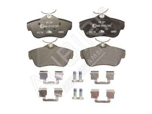 Plaquettes de frein Fiat Scudo depuis 2007 1.6/2.0D arrière avec accessoires