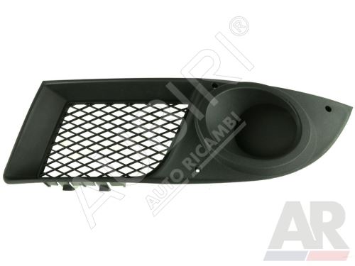 Grille de pare-chocs avant Fiat Doblo 2005-2010, gauche, sans cadre phare antibrouillard