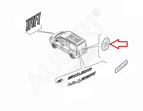 Emblem "FIAT" Fiat Scudo since 2022 rear