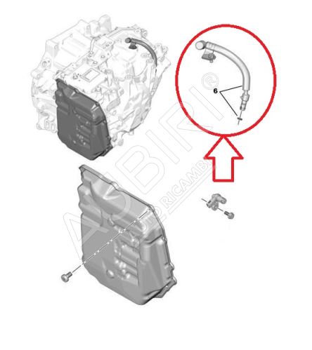 Capteur de vitesse de transmission automatique Citroën Berlingo, Peugeot Partner