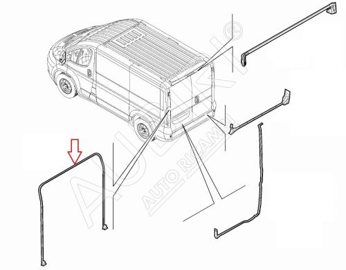 Joint de hayon Fiat Ducato, Jumper, Boxer depuis 2006 - H1