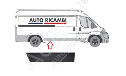 Baguette de protection Fiat Ducato depuis 2006 droit, devant la roue arrière, 80 cm