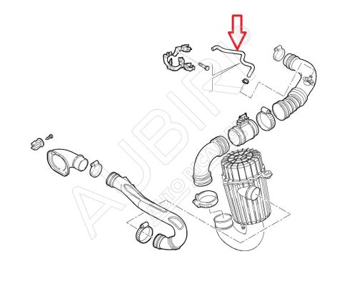 Durite de reniflard moteur Fiat Ducato 2006-2014 2.3D