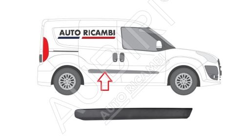 Baguette de protection Fiat Doblo depuis 2010 droit, porte arrière