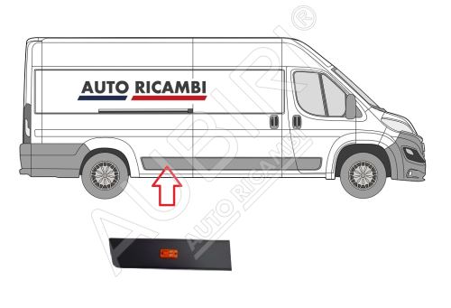 Baguette de protection Fiat Ducato depuis 2014 droit, devant la roue arrière