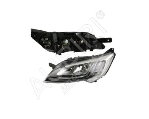 Phare avant Fiat Ducato depuis 2014 gauche cadre argenté H7+H7, LED sans unité de contrôle