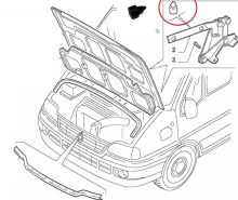 Capuchon pour capot Fiat Ducato 2002-2011 (1)