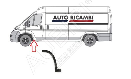 Baguette de protection Fiat Ducato depuis 2006 gauche, garniture de garde-boue