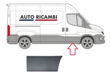 Baguette de protection Iveco Daily depuis 2014 droite, porte avant