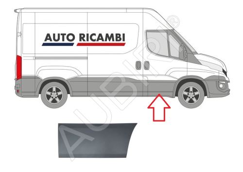 Baguette de protection Iveco Daily depuis 2014 droite, porte avant