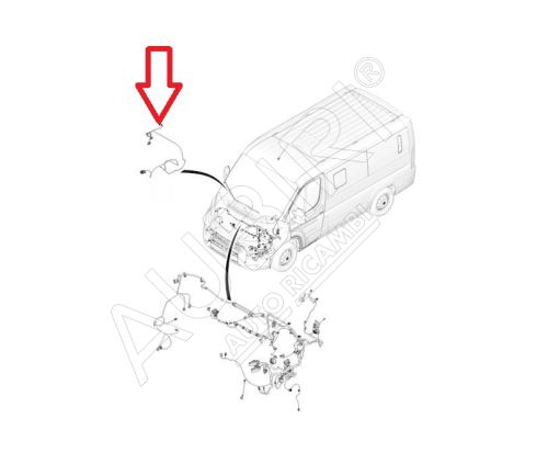 Faisceau de câbles filtre DPF Citroën Jumper, Boxer 2011-2016 2.2D