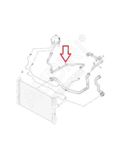 Durite de refroidissement Citroën Berlingo, Partner depuis 2018 1.6 VTi du réservoir