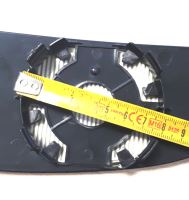 Glace de rétroviseur Fiat Ducato de 2006 gauche, inférieur, chauffant (2)