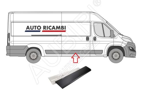 Baguette de protection Fiat Ducato depuis 2014 droit porte coulissante