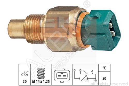 Sonde de température, liquide de refroidissement Fiat Ducato 230 1.9