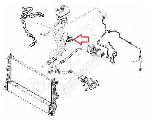 Pompe à eau, pompe auxiliaire Fiat Ducato depuis 2021 2.2D