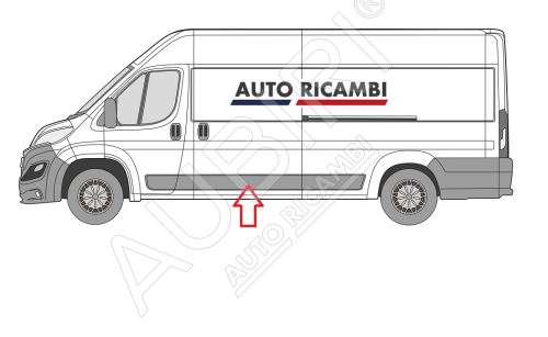 Baguette de protection Fiat Ducato depuis 2014 gauche au milieu