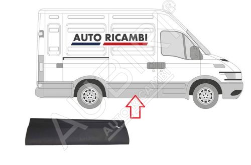 Baguette de protection Iveco Daily 2000-2014 droit, porte coulissante