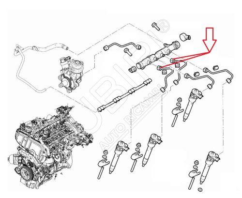 Tuyau d'essence Fiat Ducato depuis 2021 2.2D