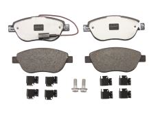 Plaquettes de frein Fiat Doblo depuis 2010 avant, 1 capteur, avec accessoires, systeme BOSCH