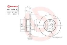 Disques de frein Fiat Ducato depuis 2006 avant Q17L, 280 mm (1)