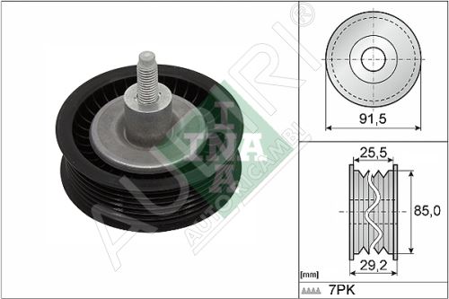 Galet enrouleur de courroie d'accessoire Ford Transit depuis 2011 2.2TDCI