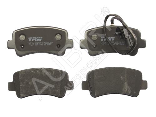 Plaquettes de frein Renault Master depuis 2010 arrière, 1 capteur, 128 mm