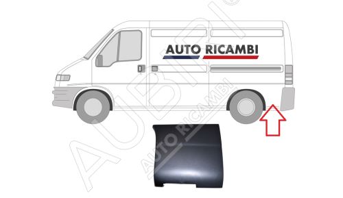 Baguette de protection Fiat Ducato 2002-2006 gauche, derrière la roue arrière 37,5 x 34 cm