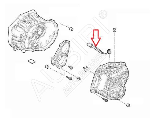 Barre lubrification de transmission Fiat Ducato depuis 2021 2.2D, Doblo 2010-2022